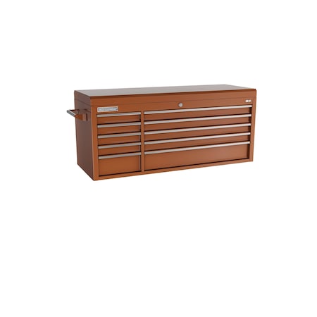Champion Tool Storage FMPro Top Chest, 10 Drawer, Red, Steel, 54 in W x 20 in D FMP5410TC-RD